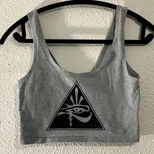 Crop top with eye detail
